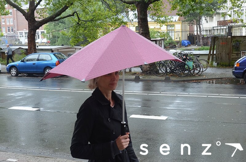 abortus een andere Menda City Nooit meer met natte haren in regen en storm met de Senz Paraplu -  WieWatHaar